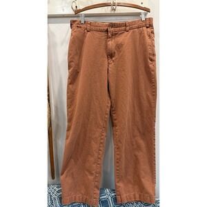 Bills Khakis Pants M2 Flat Rust 35 X 28 Classic Fit Twill Hemmed Preppy Ivy USA